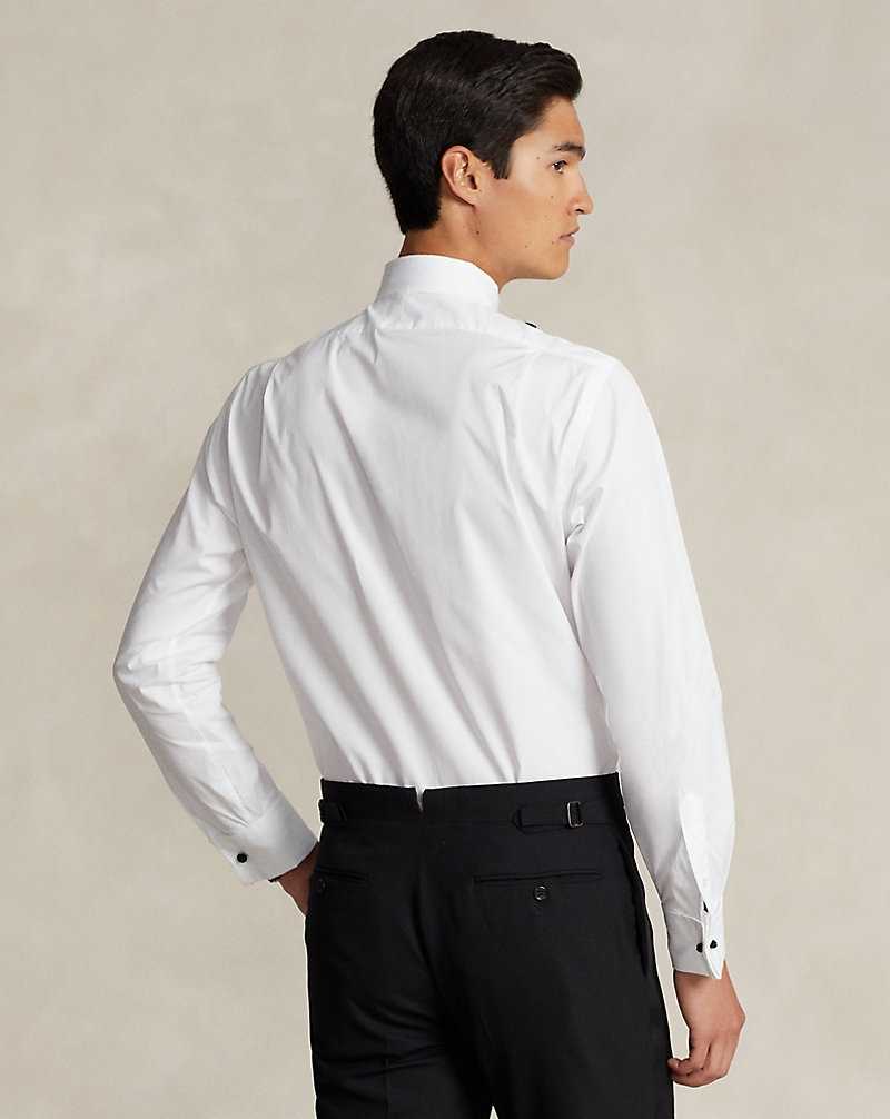 Camisas Formales Ralph Lauren Custom Fit French Cuff Tuxedo Hombre Blancos | UFJCPEL-59 - vista 4
