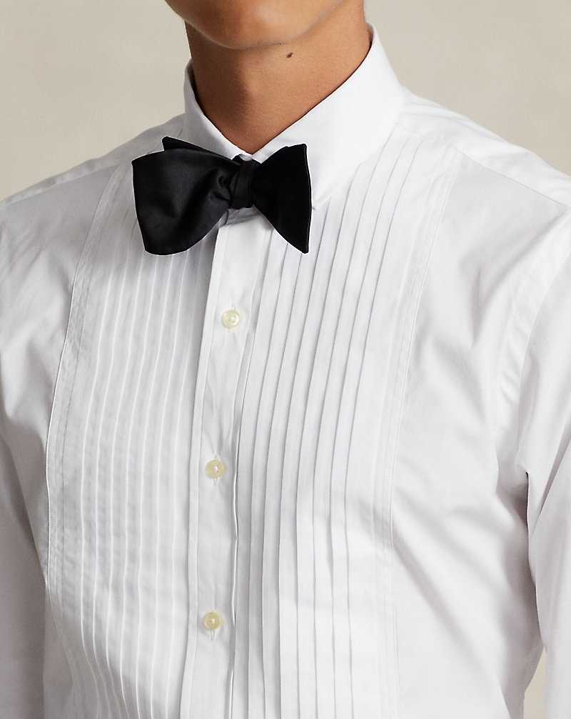 Camisas Formales Ralph Lauren Custom Fit French Cuff Tuxedo Hombre Blancos | UFJCPEL-59 - vista 5
