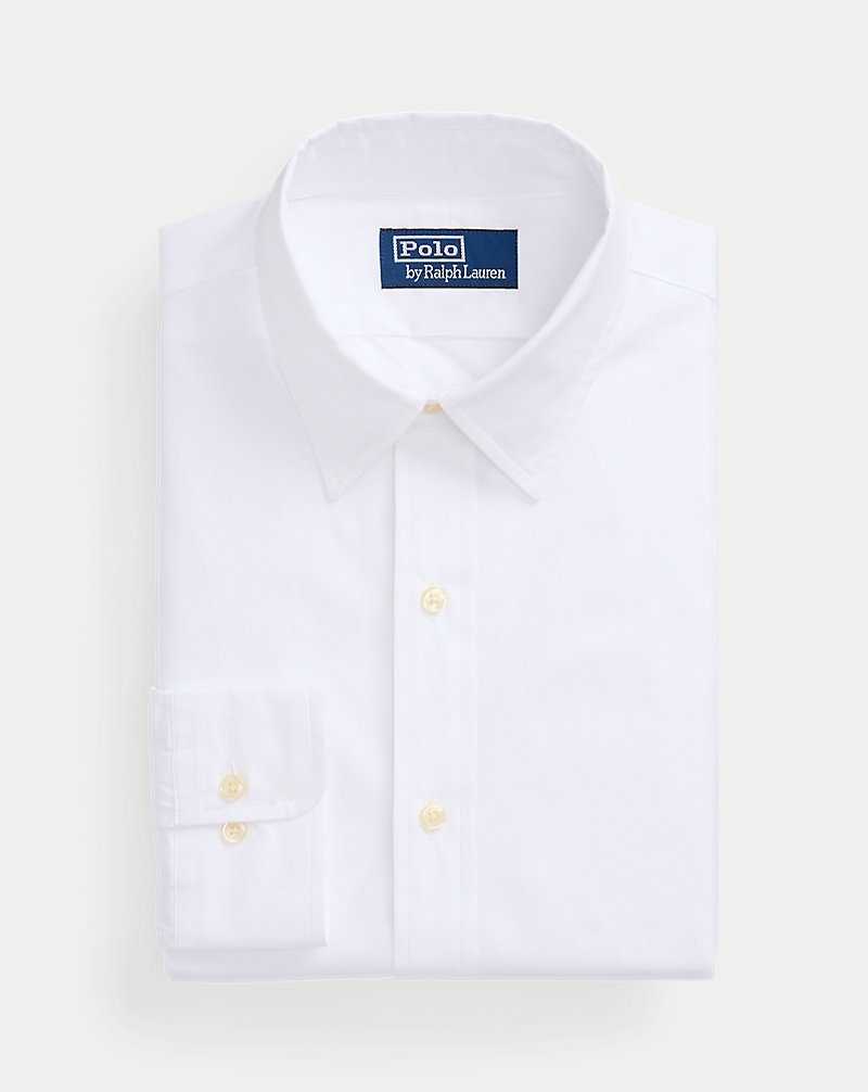 Camisas Formales Ralph Lauren Custom Fit Poplin Hombre Blancos | UBYDJCV-59 - vista 2