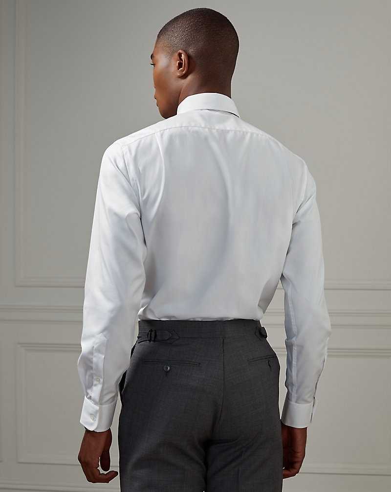 Camisas Formales Ralph Lauren Easy Care Twill Hombre Blancos | DNUPECZ-04 - vista 4