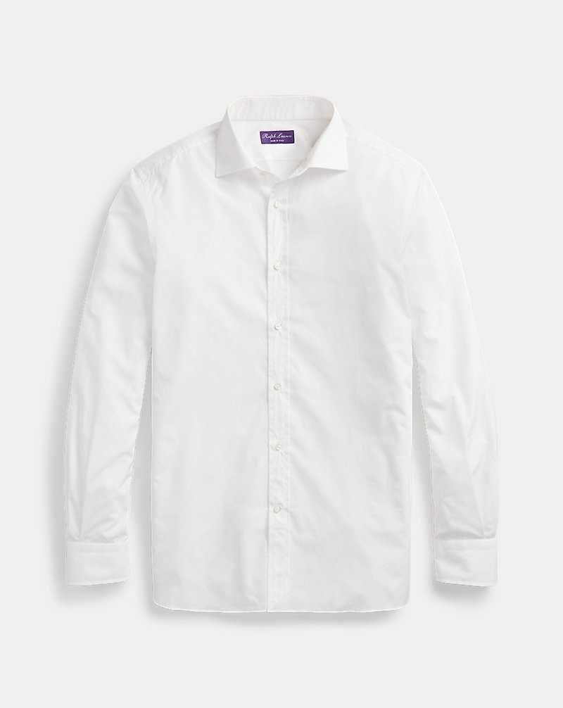 Camisas Formales Ralph Lauren End-on-End Hombre Blancos | IQAKXDL-53 - vista 2