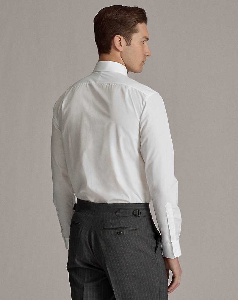 Camisas Formales Ralph Lauren End-on-End Hombre Blancos | IQAKXDL-53 - vista 4
