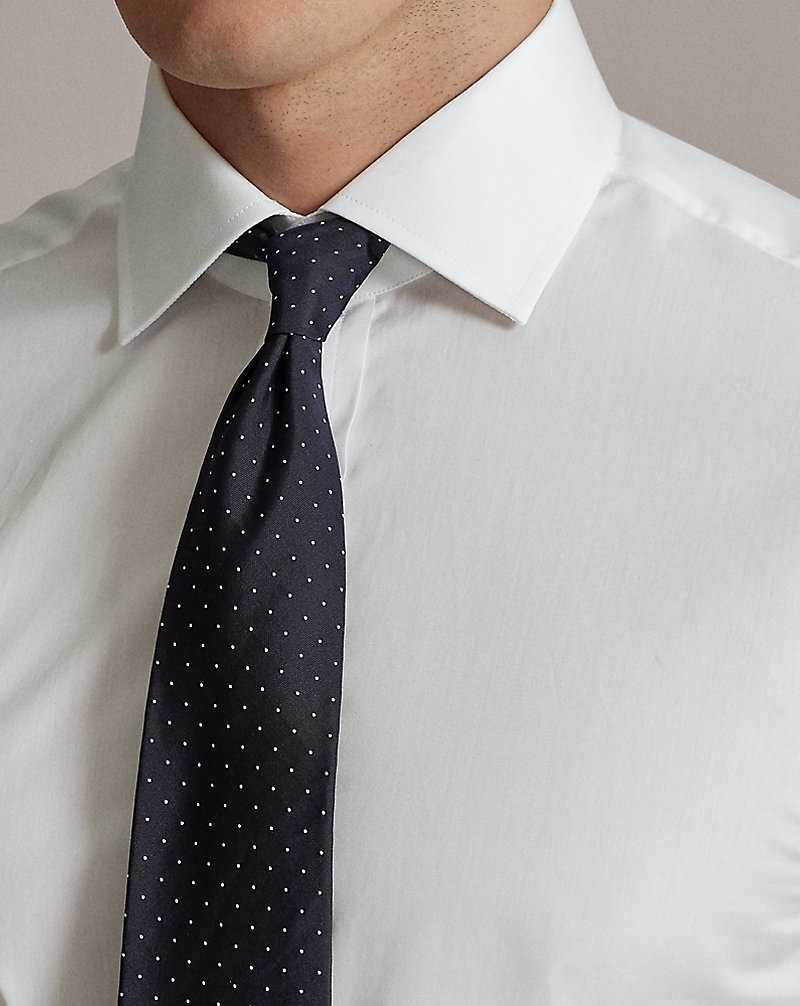 Camisas Formales Ralph Lauren End-on-End Hombre Blancos | IQAKXDL-53 - vista 5