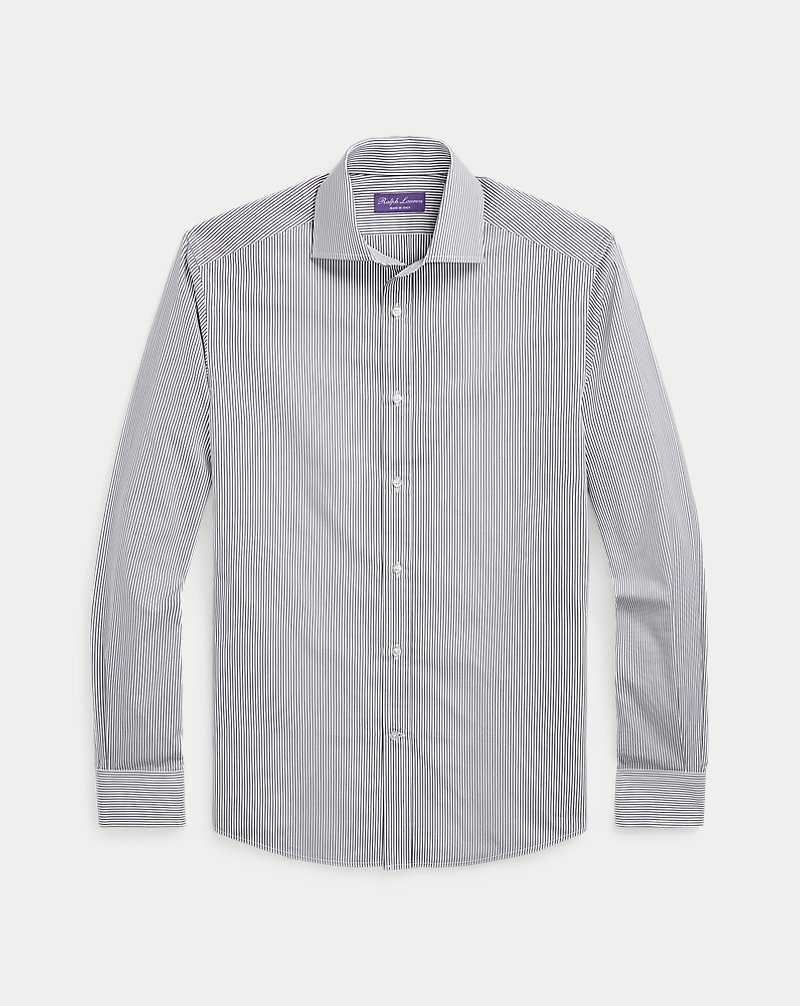 Camisas Formales Ralph Lauren Mini-Bengal-Stripe Hombre Grises | UVWTRNF-02 - vista 2