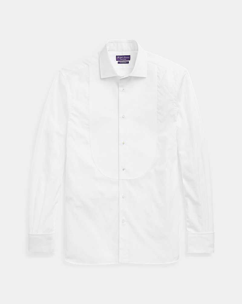 Camisas Formales Ralph Lauren Pique-Bib French Cuff Tuxedo Hombre Blancos | HVBXCEU-40 - vista 2