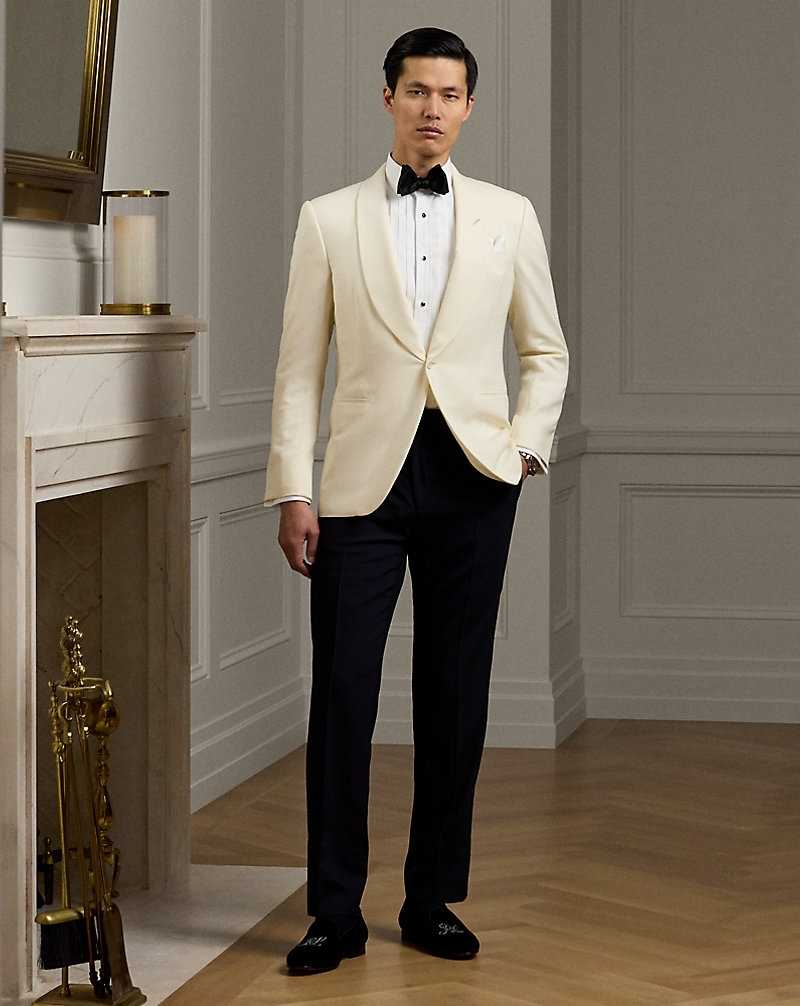 Camisas Formales Ralph Lauren Pleated-Bib Poplin French Cuff Hombre Blancos | MDZGICN-85 - vista 3