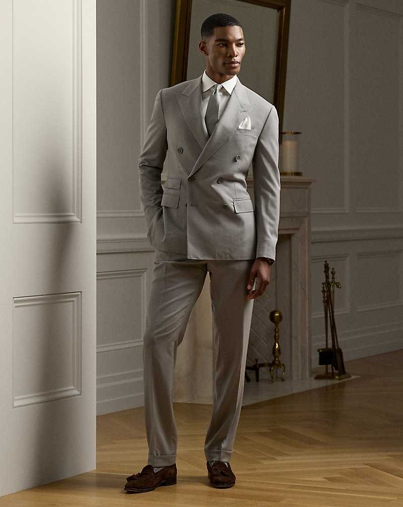 Camisas Formales Ralph Lauren Poplin Hombre Blancos | YWDCQFR-78 - vista 3