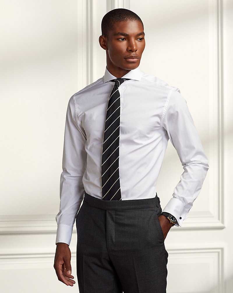 Camisas Formales Ralph Lauren Poplin Hombre Blancos | YGEQLZA-34 - vista 1