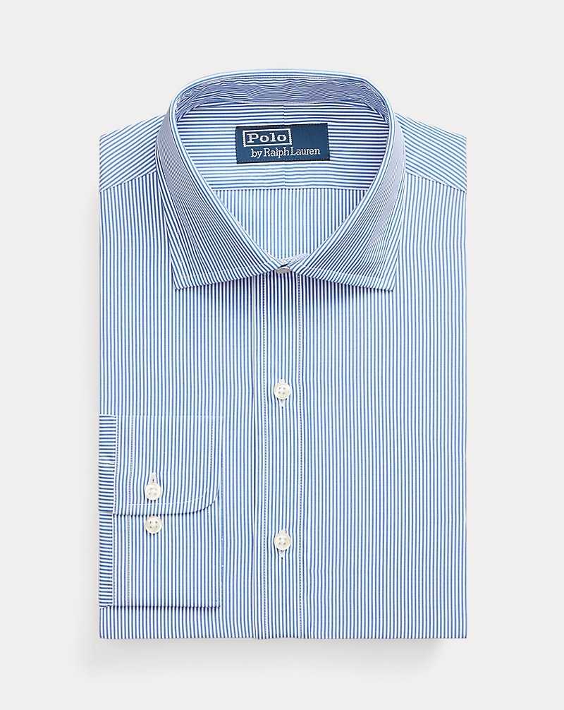 Camisas Formales Ralph Lauren Regent Custom Fit Striped Poplin Hombre Caroline Blue/White | VYDQJXF-32 - vista 2