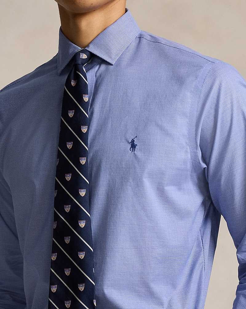 Camisas Formales Ralph Lauren Regent Slim Fit Textured Hombre Blue/White | YGUQBZI-53 - vista 3