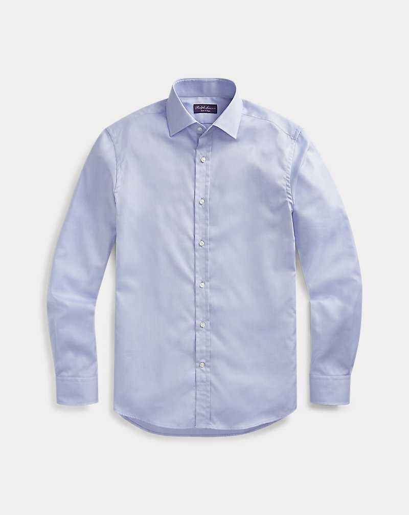 Camisas Formales Ralph Lauren Twill Hombre Azules | REHQDIN-93 - vista 2