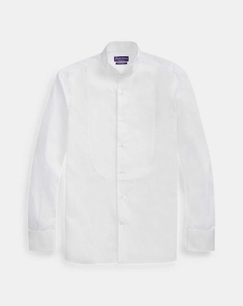 Camisas Formales Ralph Lauren Wingtip-Collar Poplin Hombre Blancos | NHDEJGT-46 - vista 2