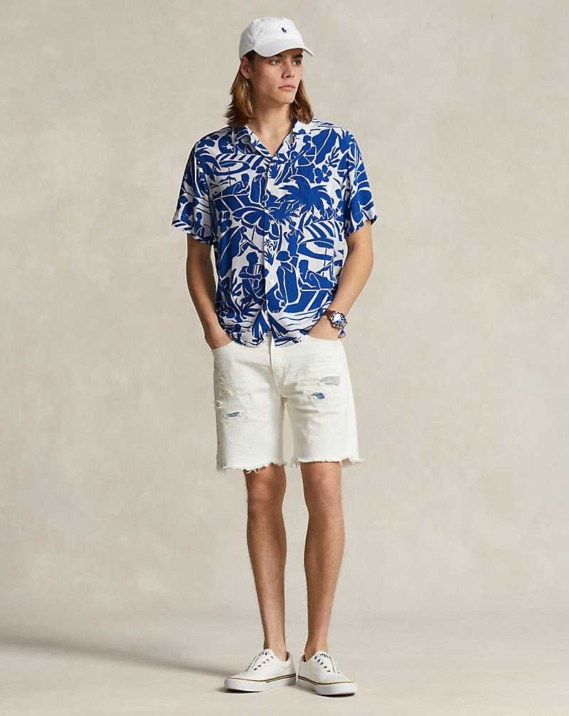 Camisas Ralph Lauren Classic Fit Beach-Print Camp Hombre Pampelonne Convo | EVMSUGT-48 - vista 3