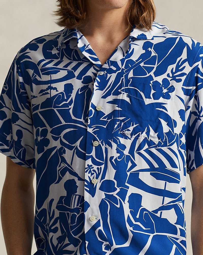Camisas Ralph Lauren Classic Fit Beach-Print Camp Hombre Pampelonne Convo | EVMSUGT-48 - vista 5