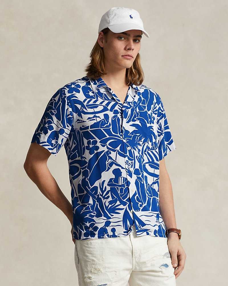 Camisas Ralph Lauren Classic Fit Beach-Print Camp Hombre Pampelonne Convo | EVMSUGT-48 - vista 1