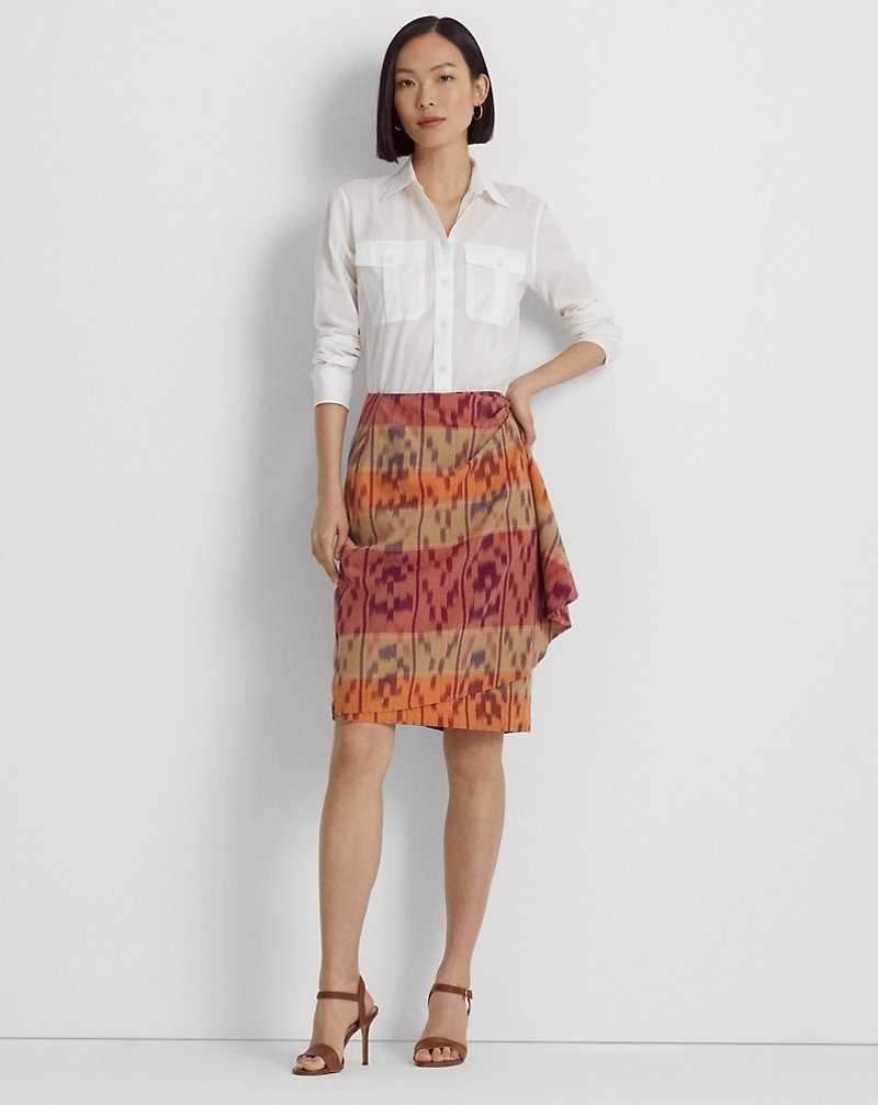 Camisas Ralph Lauren Classic Fit Cotton Voile Mujer Blancos | HXWNUZF-10 - vista 3