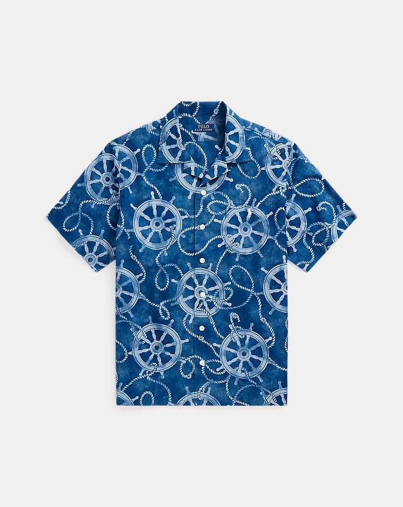 Camisas Ralph Lauren Classic Fit Cotton-Linen Camp Hombre Ropes &amp; Ship Wheel | ITSOUFB-83 - vista 2