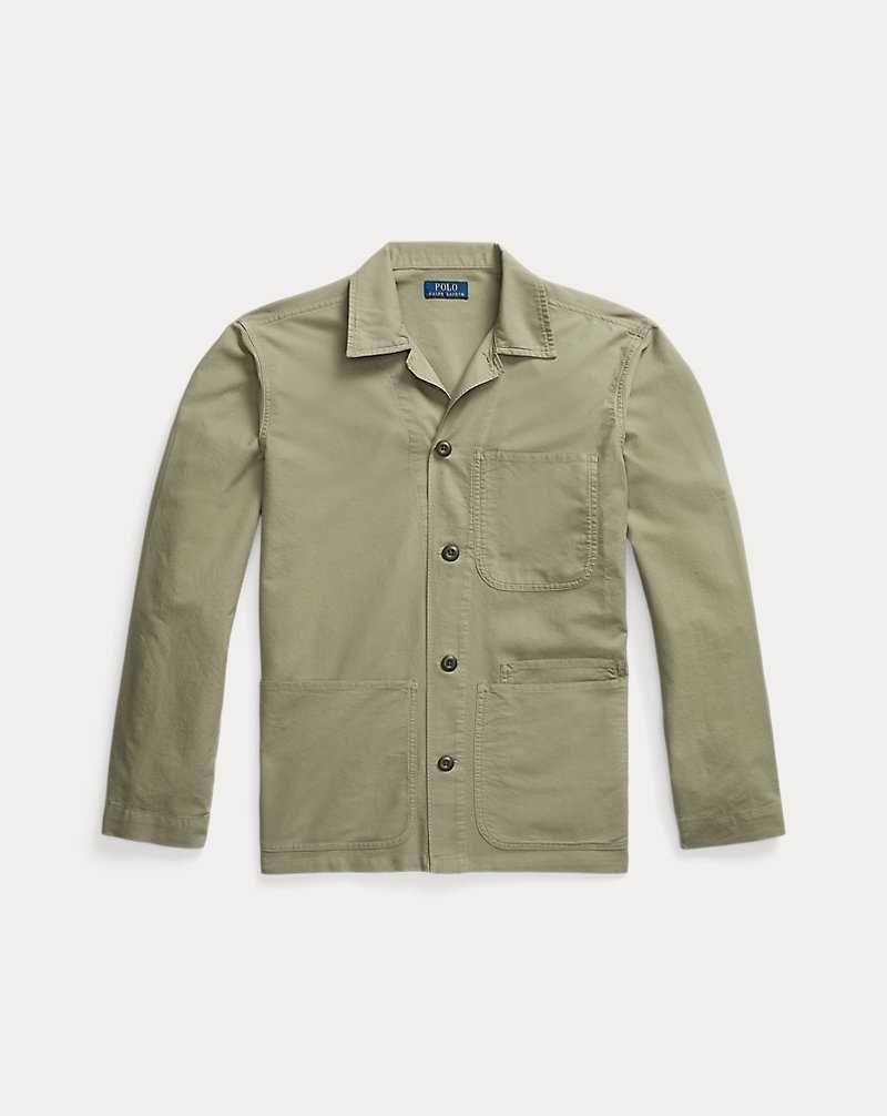 Camisas Ralph Lauren Classic Fit Garment-Dyed Oxford Hombre Verdes | ZQJKEPL-92 - vista 2