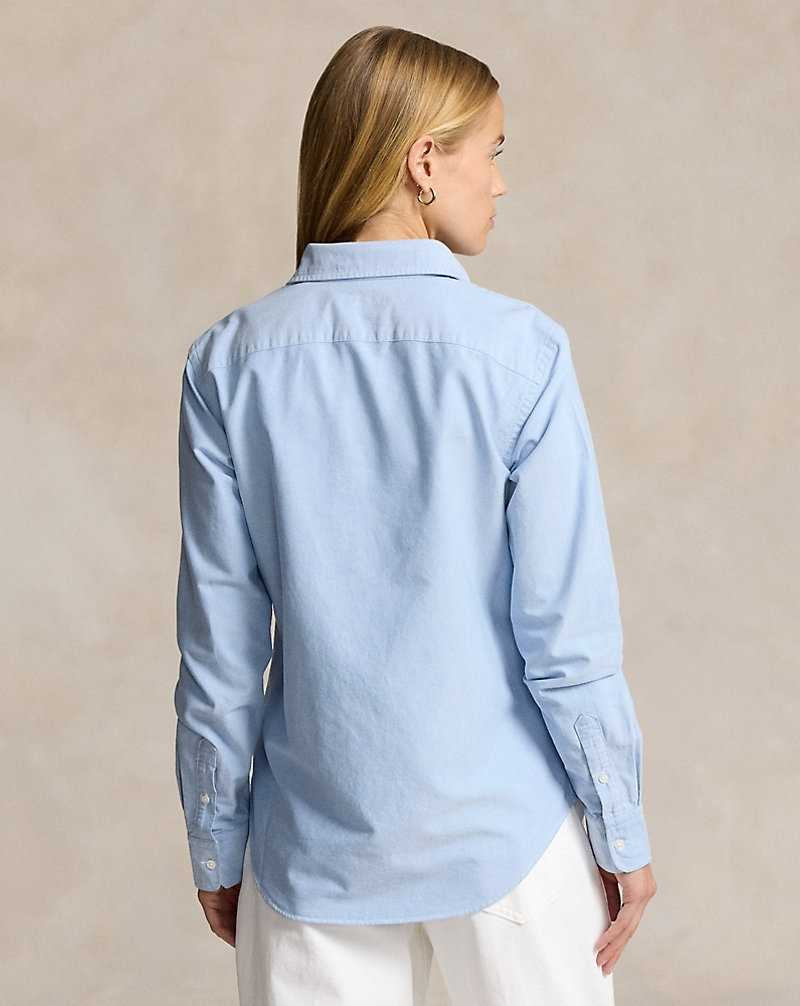 Camisas Ralph Lauren Classic Fit Oxford Mujer Azules | JHDMUSB-13 - vista 4