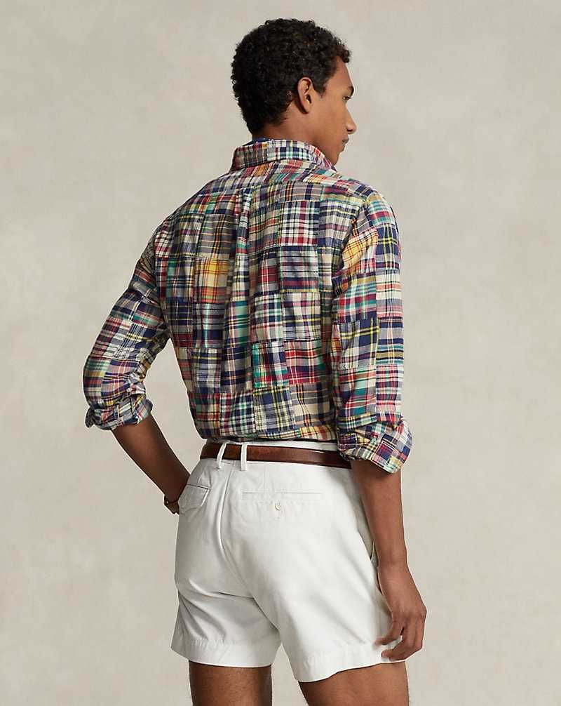 Camisas Ralph Lauren Classic Fit Patchwork Madras Hombre Madras Patchwork | YDFKQPC-46 - vista 4