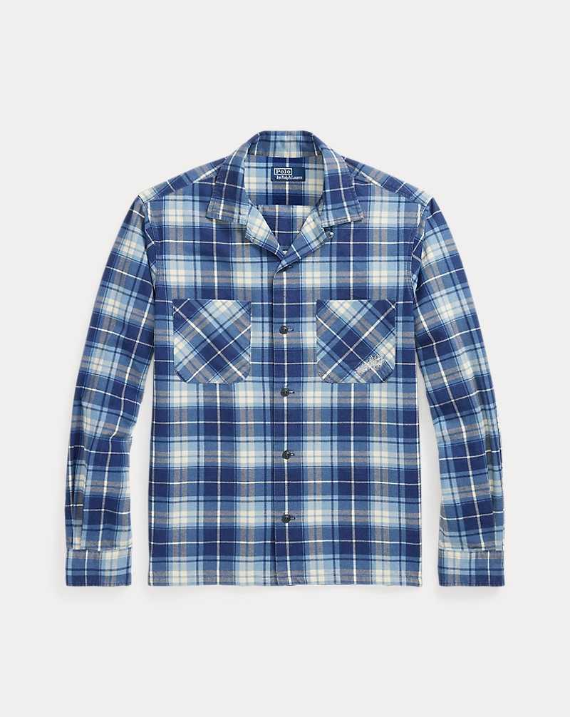 Camisas Ralph Lauren Classic Fit Plaid Flannel Workshirt Hombre Island Plaid | SIRBPKV-89 - vista 2