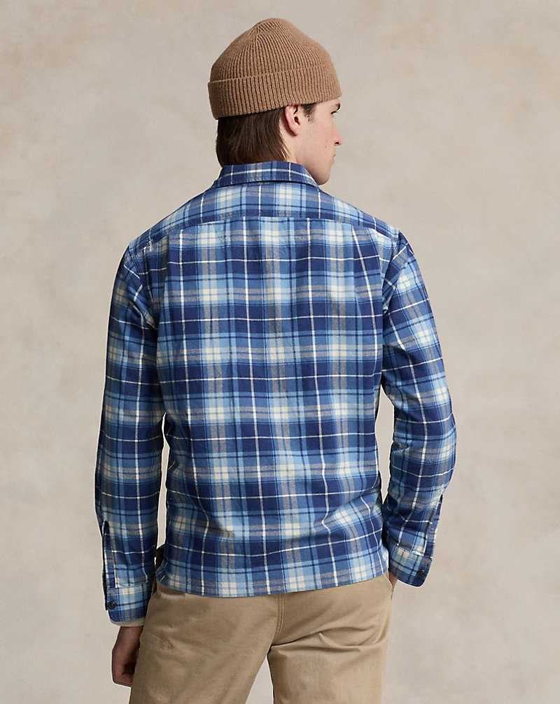 Camisas Ralph Lauren Classic Fit Plaid Flannel Workshirt Hombre Island Plaid | SIRBPKV-89 - vista 4
