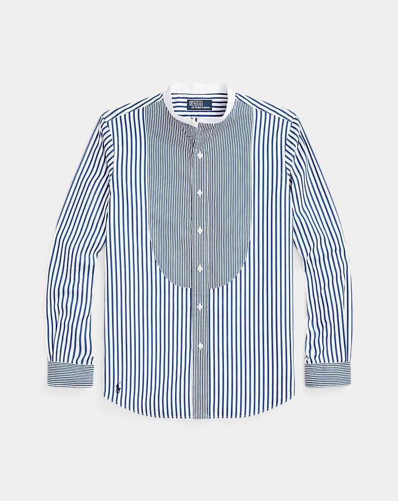 Camisas Ralph Lauren Classic Fit Striped Poplin Hombre 6247 Resort Funshirt | AYMCNFT-39 - vista 2