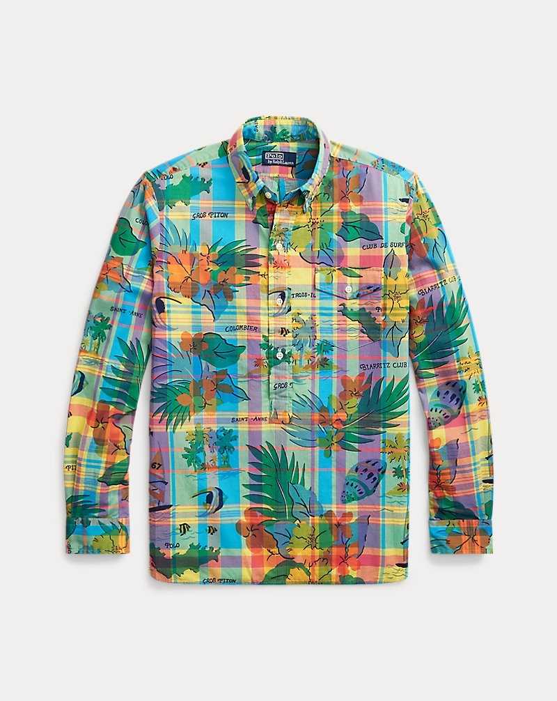 Camisas Ralph Lauren Classic Fit Tropical Madras Hombre 6322 Island Hopping Tropi | ZMGUPTX-58 - vista 2