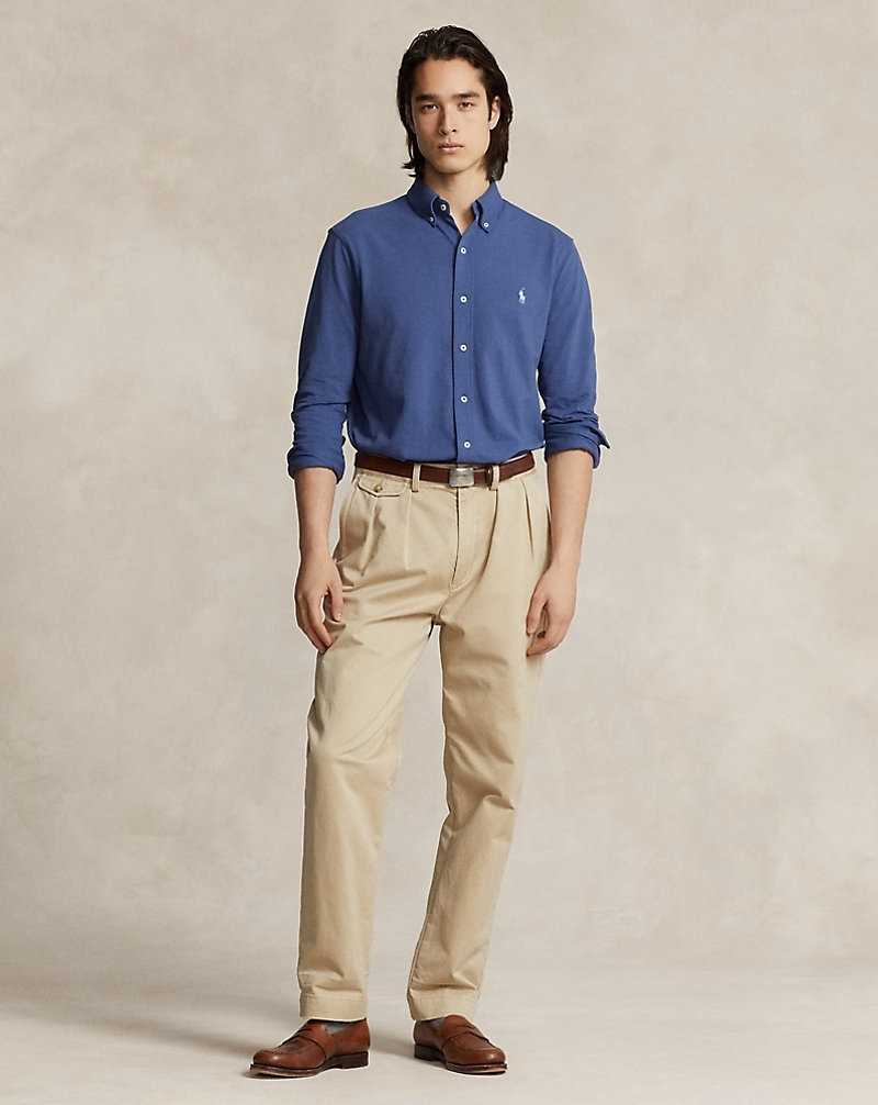 Camisas Ralph Lauren Featherweight Mesh Hombre Old Royal/C7142 | VEUGANZ-72 - vista 3
