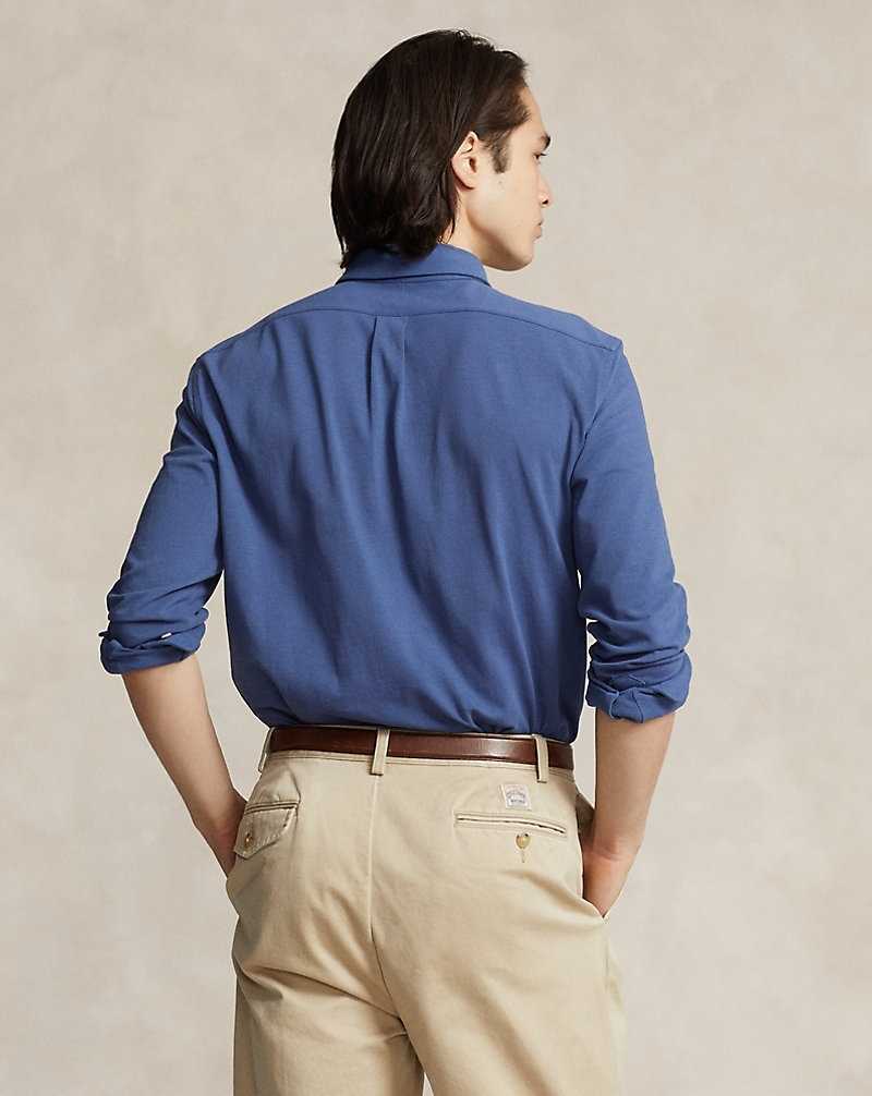 Camisas Ralph Lauren Featherweight Mesh Hombre Old Royal/C7142 | VEUGANZ-72 - vista 4