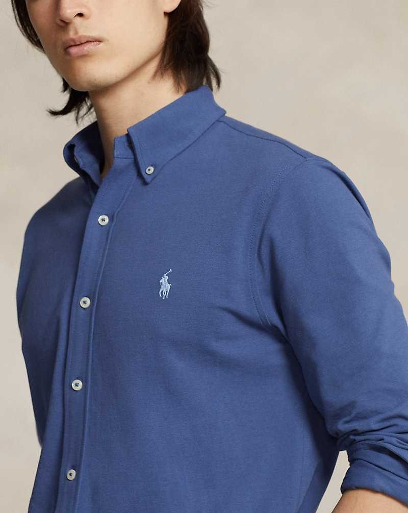 Camisas Ralph Lauren Featherweight Mesh Hombre Old Royal/C7142 | VEUGANZ-72 - vista 5