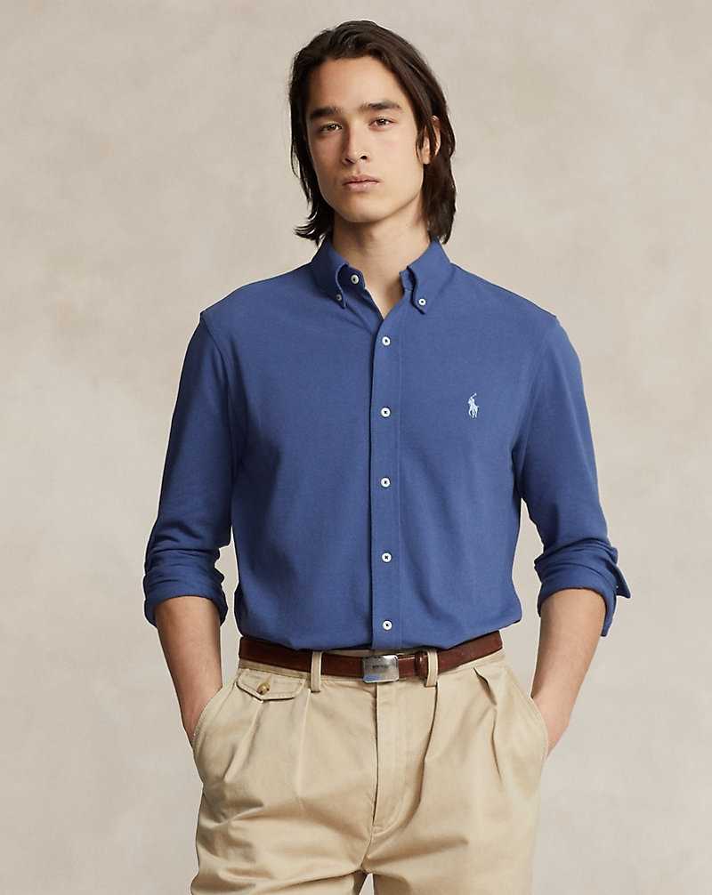 Camisas Ralph Lauren Featherweight Mesh Hombre Old Royal/C7142 | VEUGANZ-72 - vista 1