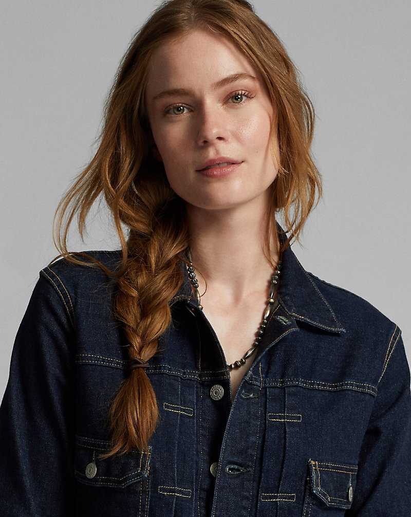 Camisas Ralph Lauren Indigo Denim Coverall Mujer Azules | UNKSELM-16 - vista 5