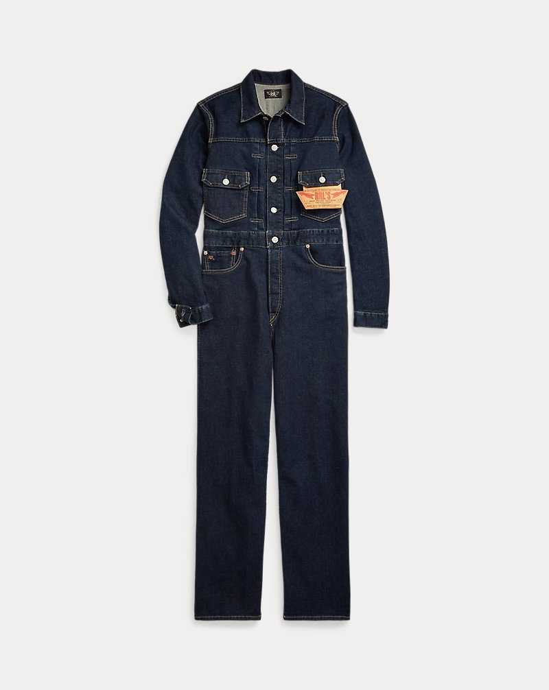 Camisas Ralph Lauren Indigo Denim Coverall Mujer Azules | UNKSELM-16 - vista 1