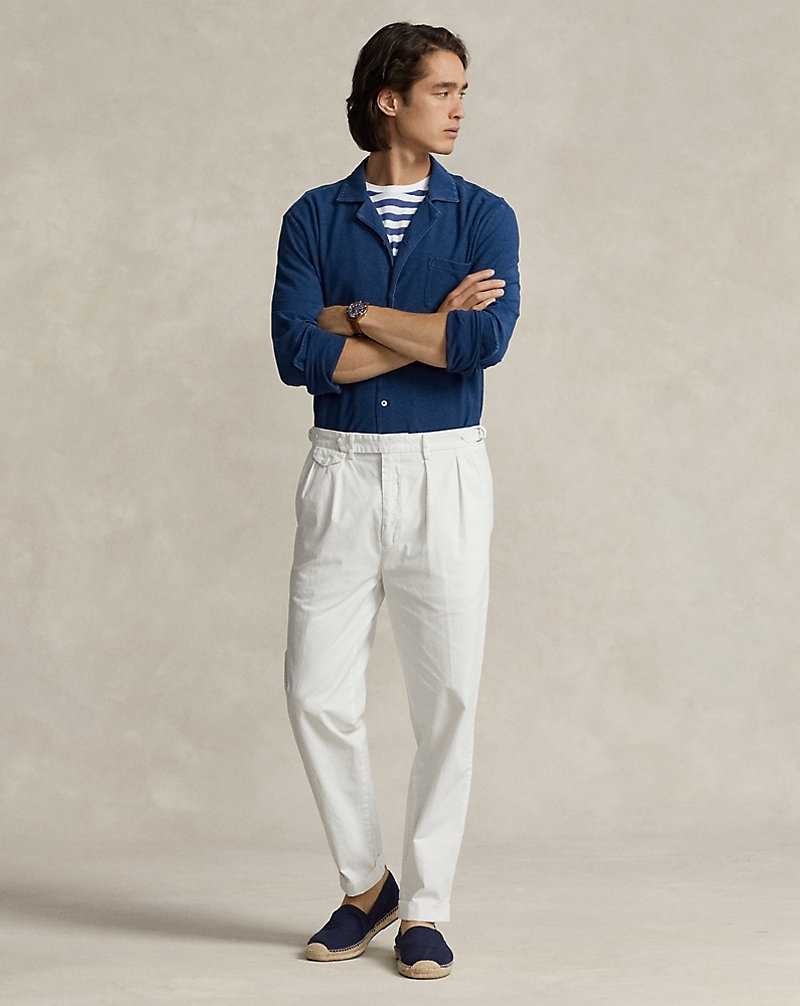 Camisas Ralph Lauren Indigo-Dyed Mesh Camp Hombre Azules | OHEXYNR-47 - vista 3