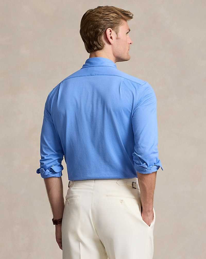 Camisas Ralph Lauren Jersey Hombre Azules | OBWEMYP-51 - vista 4