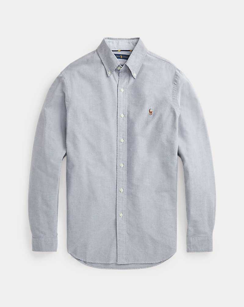 Camisas Ralph Lauren Slim Fit Oxford Hombre Slate | CABNEHW-15 - vista 2