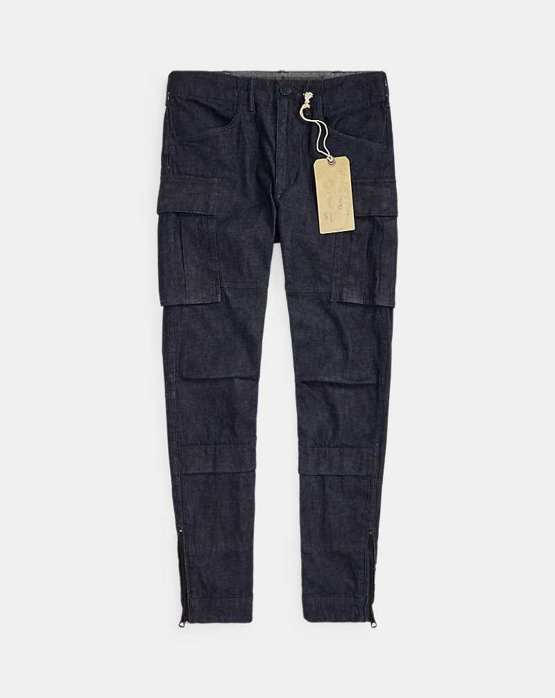 Camisas Ralph Lauren Stretch Skinny Denim Cargo Mujer Azules | TLNSMZK-03 - vista 1