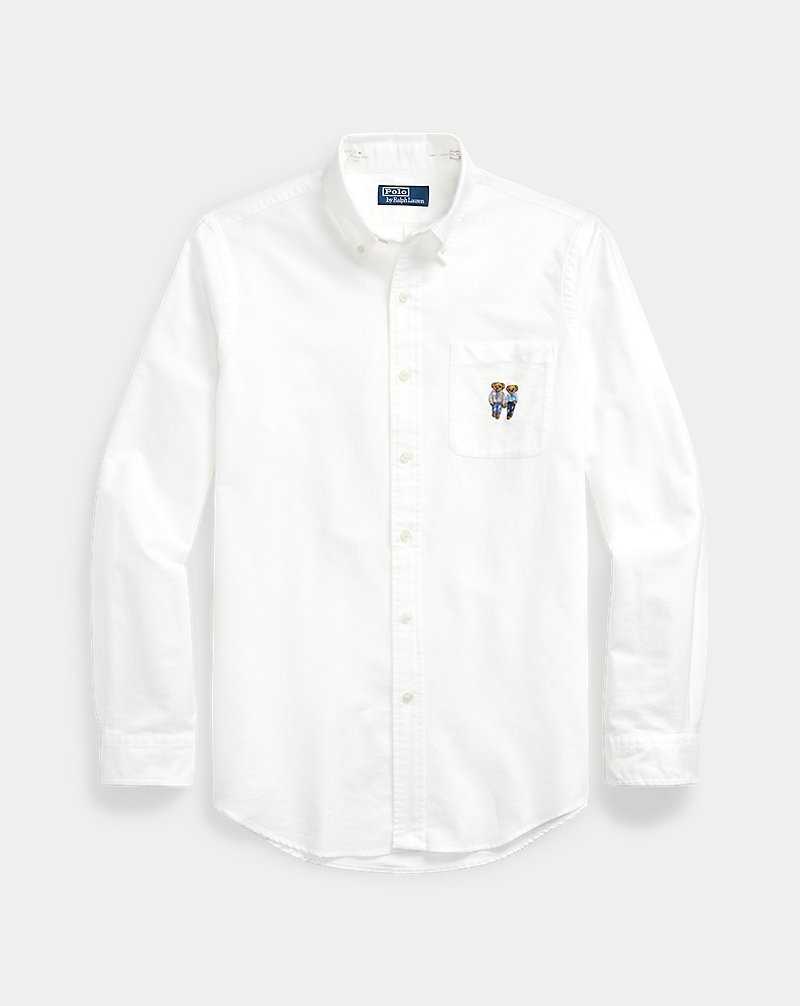 Camisas Ralph Lauren The Ralph Ricky Bear Hombre Blancos | RCTANZQ-38 - vista 2