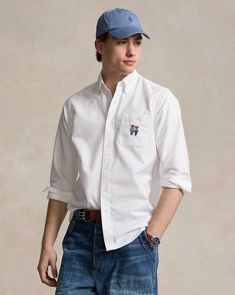Camisas Ralph Lauren The Ralph Ricky Bear Hombre Blancos | RCTANZQ-38 - vista 1