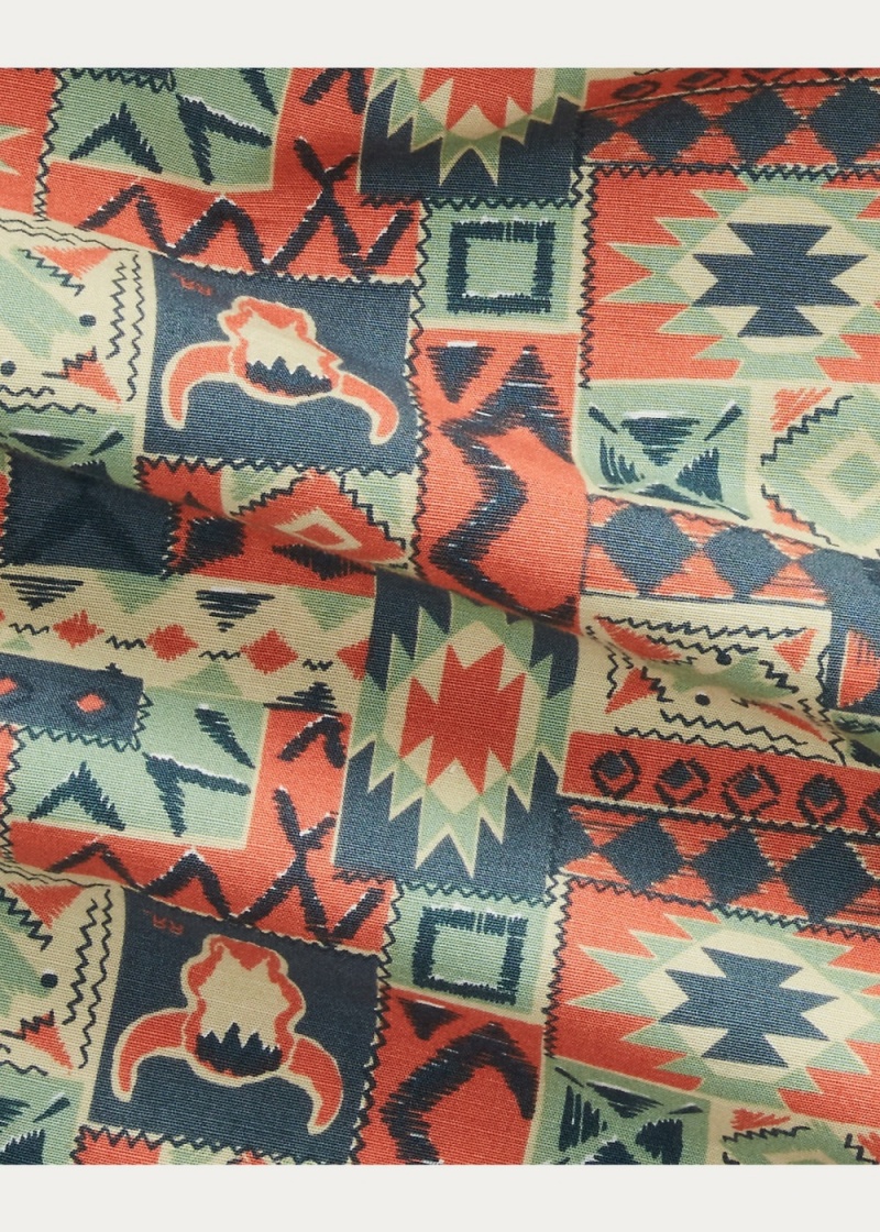 Camisas informales y Camisas Vestir Print Woven Camp Shirt Hombre Multicolor | JXKY46803 - vista 4