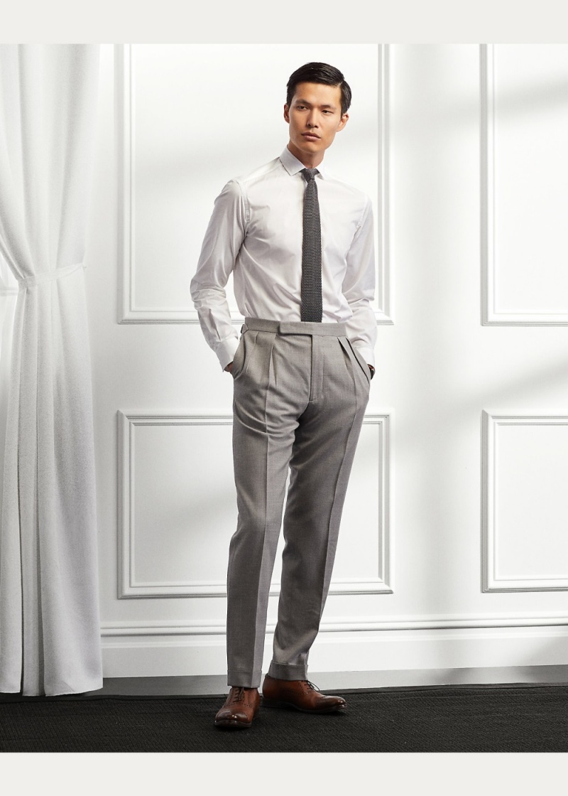 Camisas informales y Camisas Vestir Poplin Shirt Hombre Blancos | NMLO50638 - vista 4
