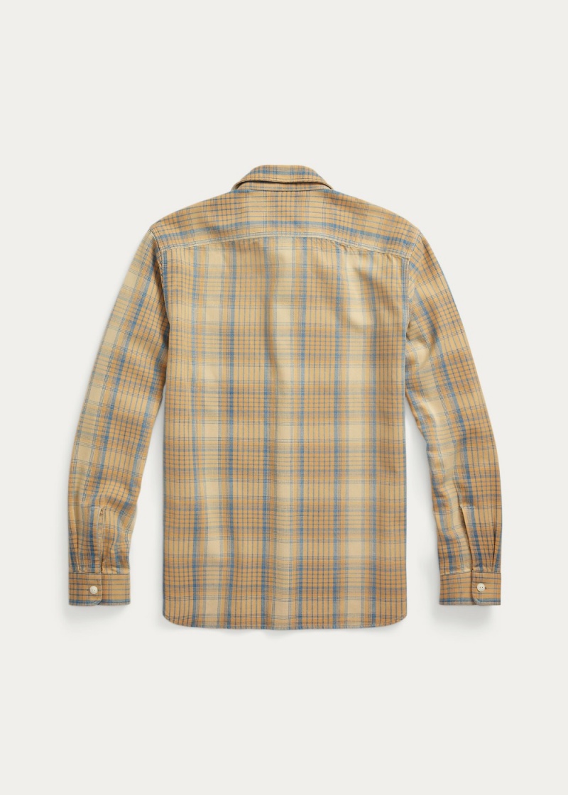 Camisas informales y Camisas Vestir Plaid Woven Workshirt Hombre Multicolor | XUSM43986 - vista 4