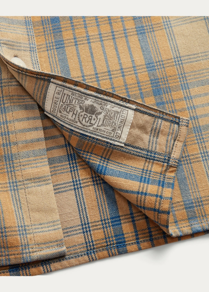 Camisas informales y Camisas Vestir Plaid Woven Workshirt Hombre Multicolor | XUSM43986 - vista 6