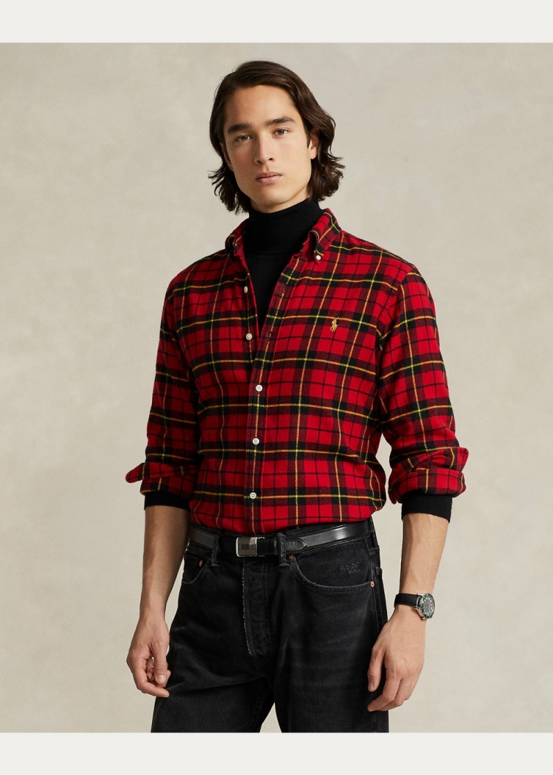 Camisas informales y Camisas Vestir Lunar New Year Classic Fit Plaid Shirt Hombre Multicolor | BFUA91742 - vista 5