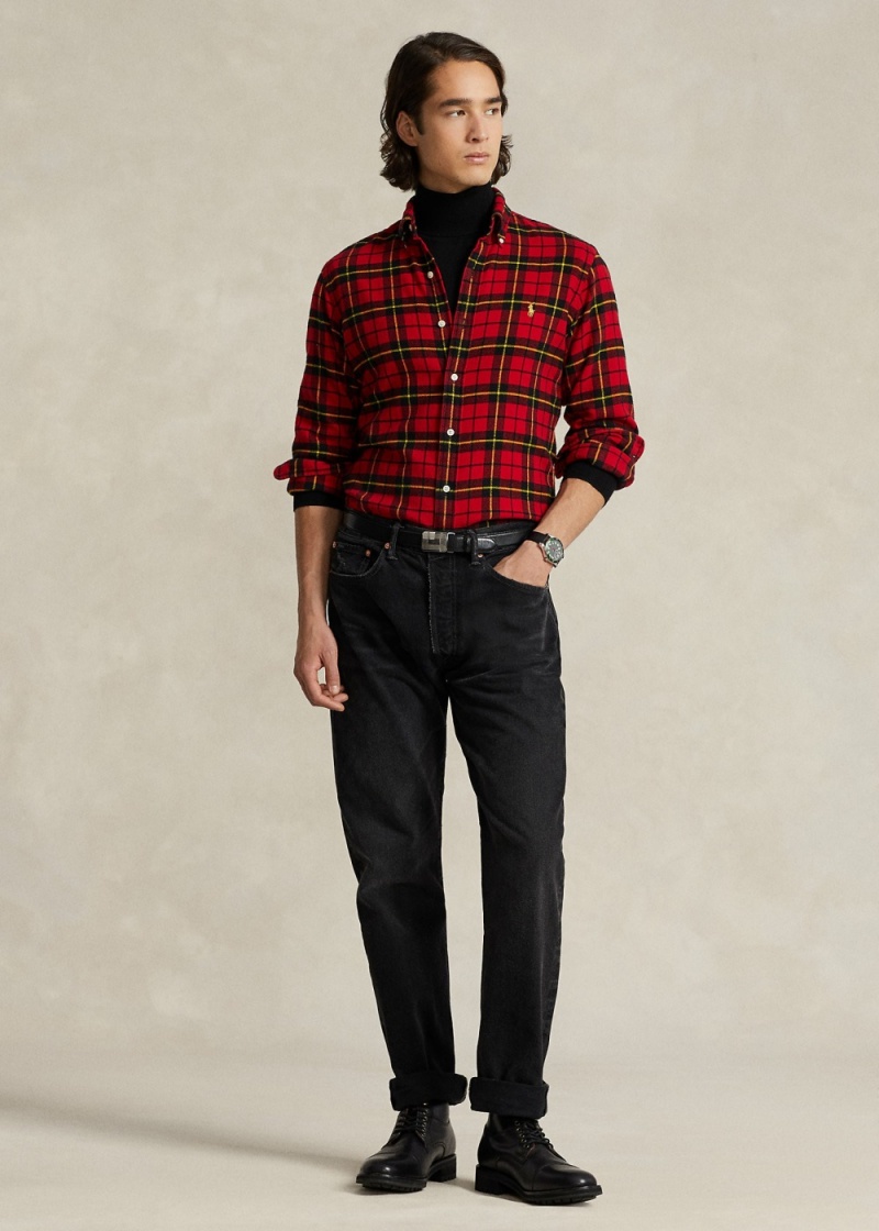 Camisas informales y Camisas Vestir Lunar New Year Classic Fit Plaid Shirt Hombre Multicolor | BFUA91742 - vista 1