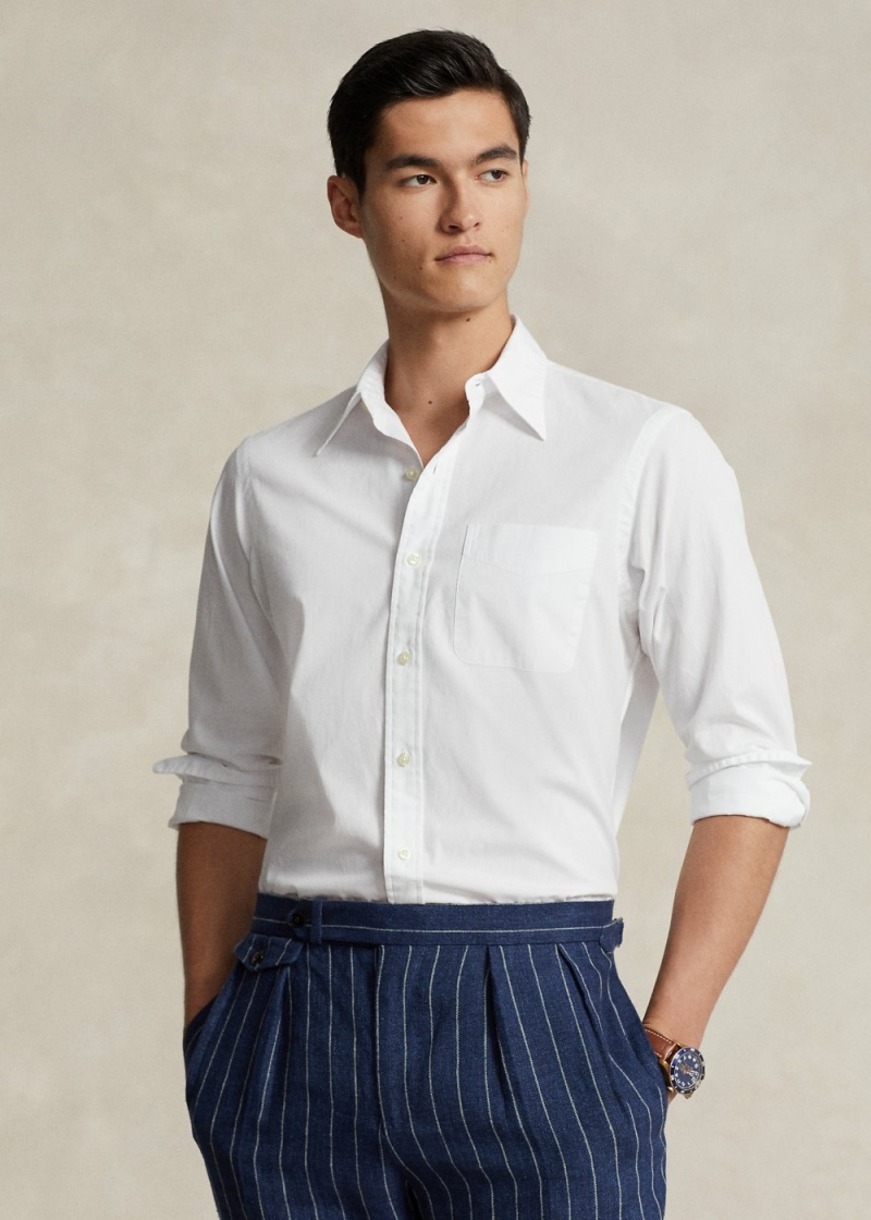 Camisas informales y Camisas Vestir Classic Fit Poplin Shirt Hombre Blancos | LWNR47360 - vista 1