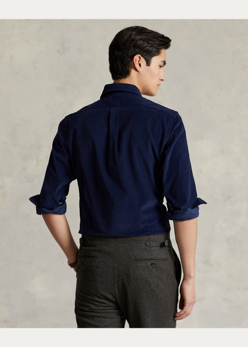 Camisas informales y Camisas Vestir Classic Fit Polo Bear Corduroy Shirt Hombre Marrom | YPQT16083 - vista 5