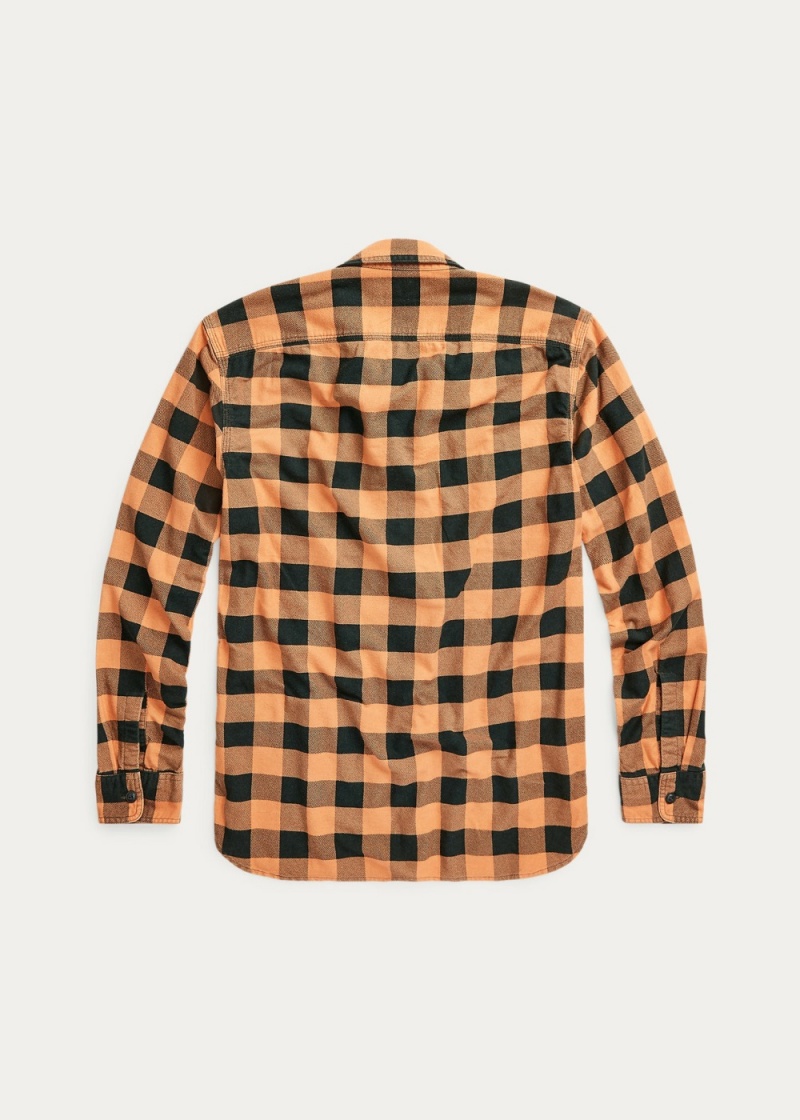 Camisas informales y Camisas Vestir Buffalo Check Chamois Workshirt Hombre Negros | XSHT96054 - vista 6