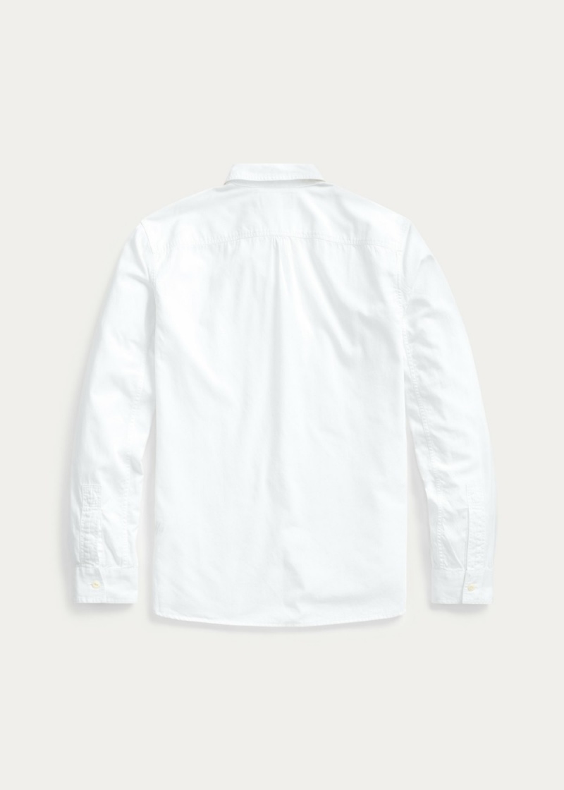 Camisas informales y Camisas Vestir Twill Workshirt Hombre Blancos | ONUS43879 - vista 2